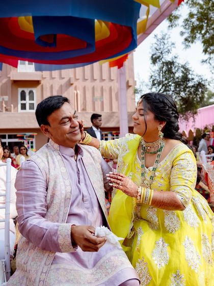 The Celebration Begins: Haldi, Mehndi & More 🌈 photo 11