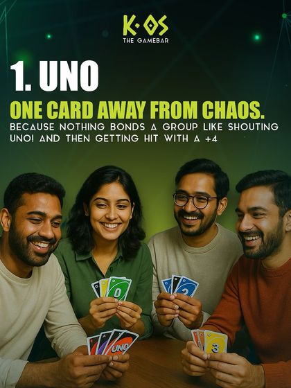 Nothing bonds a group like shouting UNO! and then getting hit with a +4. It's one card away from chaos.