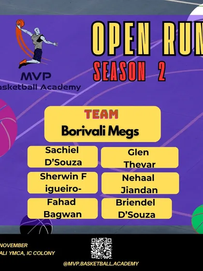 Announcing Team Borivali Megs for our Open Run Season 2.