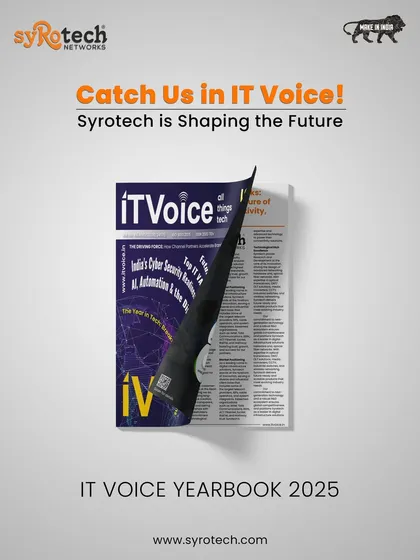 We were featured in the IT Voice Yearbook 2025, where we shared our insights on the future of networking and technology.