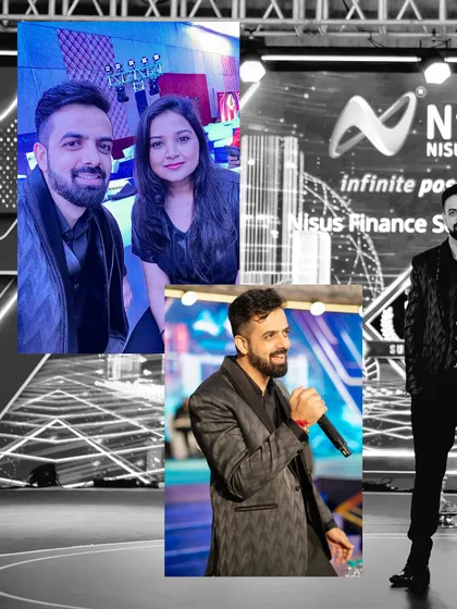 A collage from the NIFCO 10th-anniversary celebration, which featured industry icons like Vivek Oberoi and Niranjan Hiranandani.