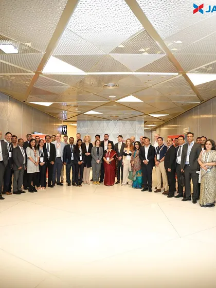 A group photograph from the India-Netherlands Energy Session in Delhi. We are committed to engaging in meaningful international dialogues that drive bilateral collaboration and accelerate the global energy transition.