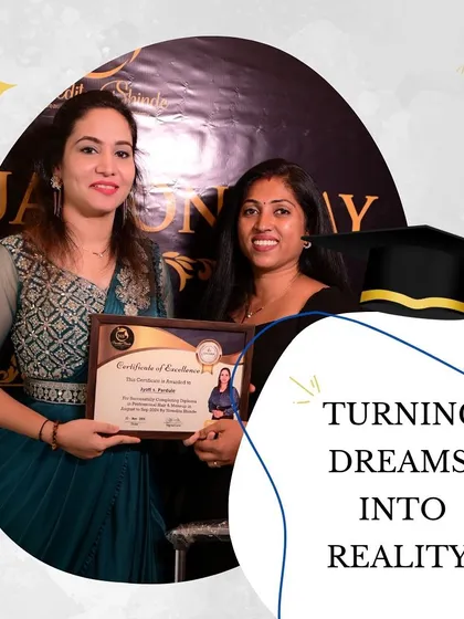 Turning dreams into reality. This image captures the essence of graduation day at my academy.