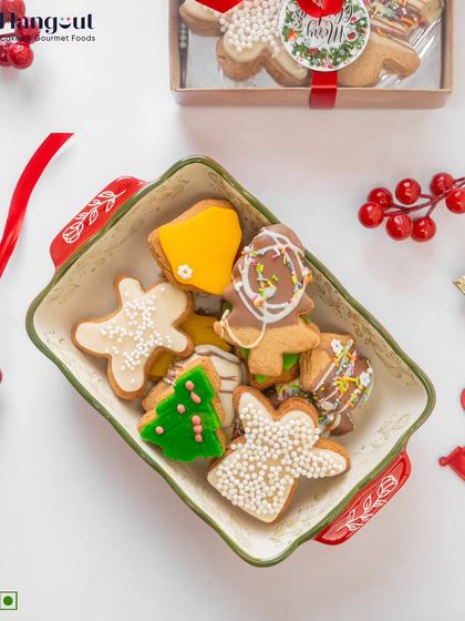 My traditional Christmas gingerbread cookies are a holiday classic. They are spiced to perfection and decorated in festive shapes like gingerbread men, angels, and trees, bringing magic to every nibble.