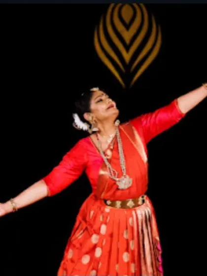Arms outstretched in a gesture of surrender and joy. This still is from my performance at the 68th Margazhi Mela at Krishna Gana Sabha, a highlight of the Chennai dance season.