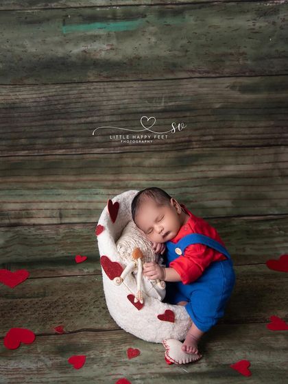 Our little Mario, ready to save the princess! This is a fun and geeky theme for gamer parents, complete with the iconic red and blue outfit.