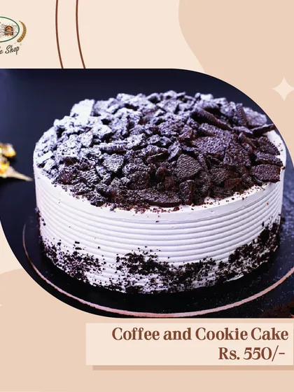 For coffee and cookie lovers, this cake is a dream come true. It combines coffee-infused cream with layers of chocolate cake and is generously topped with crushed cookies.