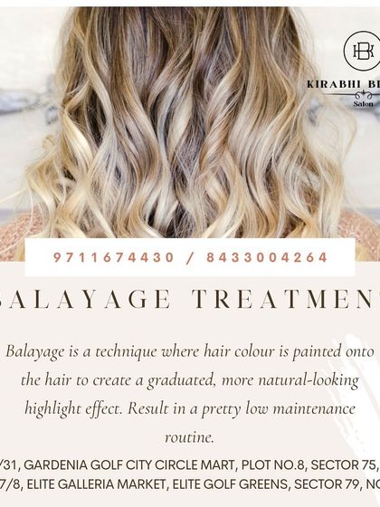 Balayage is a technique I use to paint highlights onto the hair for a natural, graduated look. It's a great low-maintenance option for beautiful, sun-kissed hair.