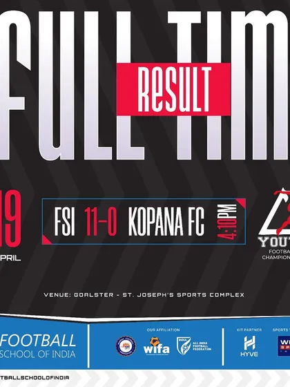 An 11-0 demolition in the U9 Youth Football Championship. Our youngest players are learning to play with confidence and a winning mentality.