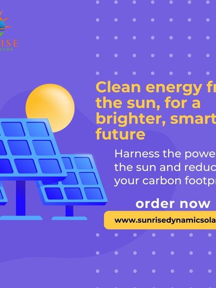 This graphic is a simple reminder: clean energy from the sun leads to a brighter, smarter future. Harness the sun's power and reduce your carbon footprint.