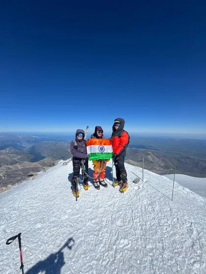 Just months after Everest, blind climber Chhonzin Angmo stands on Mt. Elbrus, her second of the Seven Summits. Her journey is an inspiration to us all.