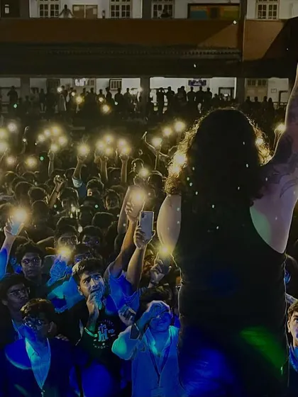 This is one of our favorite views from the stage. A sea of lights, with every single person connected to the music. We don't just play for you; we create a shared experience that gives everyone goosebumps, including us.