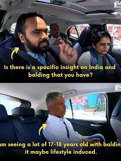 In a conversation with Mashable, our doctors discuss the rise of balding in younger generations in India, attributing it to lifestyle and genetics.