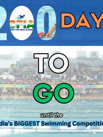 200 days to go. The countdown continues for the most anticipated swimming event of the year.