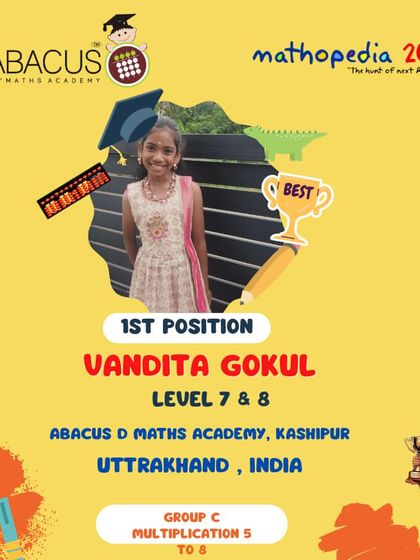 Abacus D Maths Academy - Educational Franchise & Teacher Training Mathopedia: Our Annual Competitions photo 38