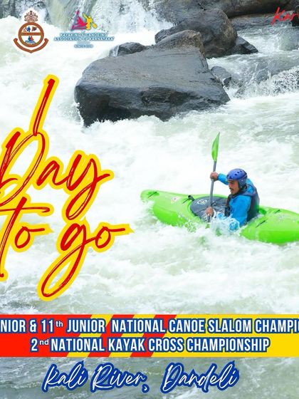 The countdown begins for the National Canoe Slalom Championship hosted in Dandeli. This event brings top athletes from across the country to the Kali River.