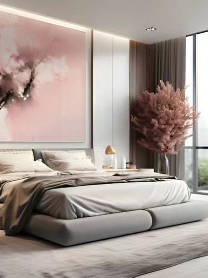 Dreaming in Colors & Textures - Modular Interiors & Room Renovation Serene Master Bedrooms photo 21