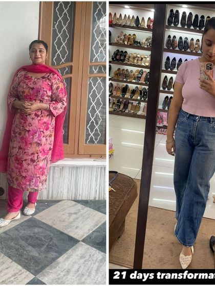 A 5 kg drop and visible inch loss in just 21 days. This is the result of our ultimate transformation plan, which uses a functional approach for sustainable and impressive results.