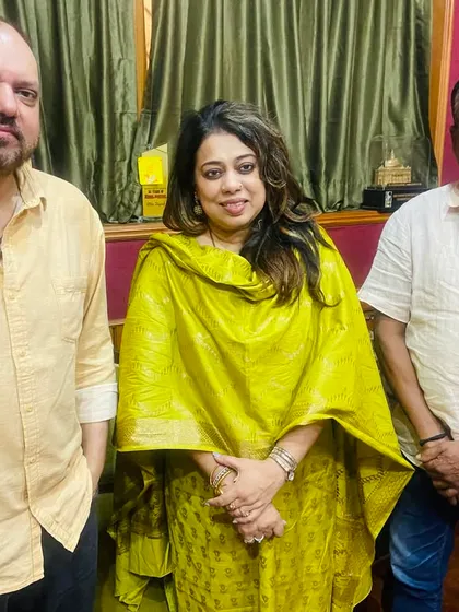 A wonderful recording session at AB Studio with two brilliant artists, Raja Pandit and Kailash Patra. Collaborating with such talented individuals is one of the greatest joys of my work in creating original music.