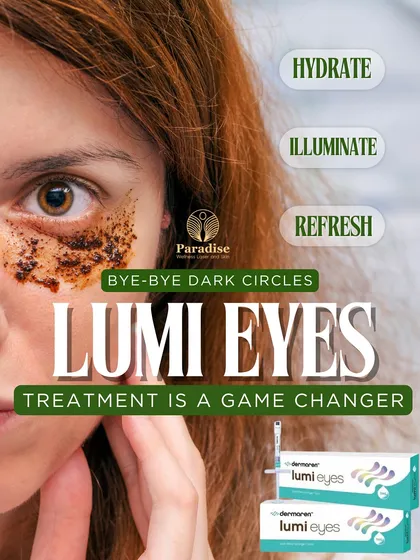 Bye-bye dark circles. My Lumi Eyes treatment is a game-changer for hydrating, illuminating, and refreshing the delicate under-eye area, with visible results from the first session.