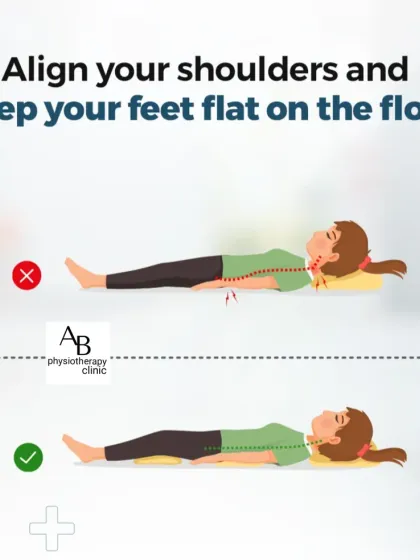 Your sleeping posture matters. Using a pillow that is too high or too low can strain your neck. This graphic shows the ideal alignment for a restful, pain-free night.