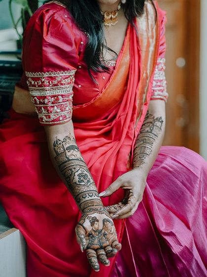 Sathyamehendiarts - Bridal & Wedding Mehendi Intricate Bridal Designs photo 15