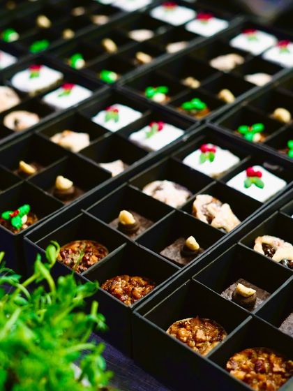 Our chefs are busy preparing endless boxes of our Christmas sweet bites. These are perfect for corporate orders, party favours, or simply to have on hand for holiday guests.