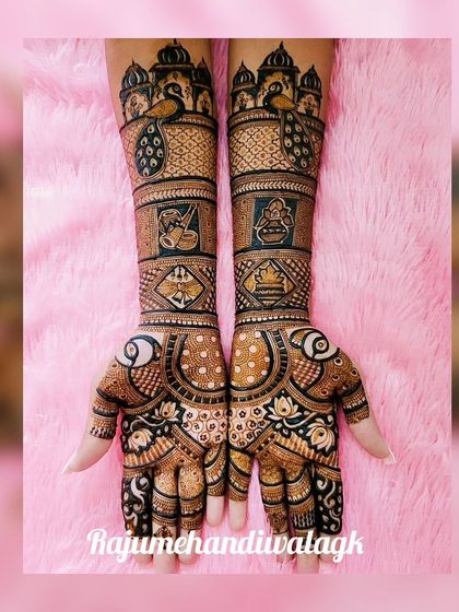 Raju Mehendi - Festive Mehendi Full-Coverage Traditional Mehendi photo 46