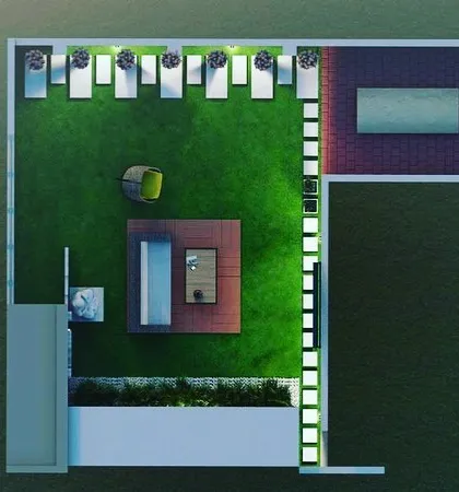 Every great garden starts with a great plan. This is a 3D design we created for a client, showing them exactly how we could transform their terrace into a functional and beautiful outdoor living area.