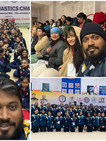 More moments of triumph from various competitions, showcasing our gymnasts with their medals, trophies, and proud coaches.