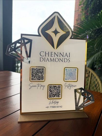 The Party Glitter - Custom Business Branding & Marketing Materials Custom QR Code & Payment Stands photo 3