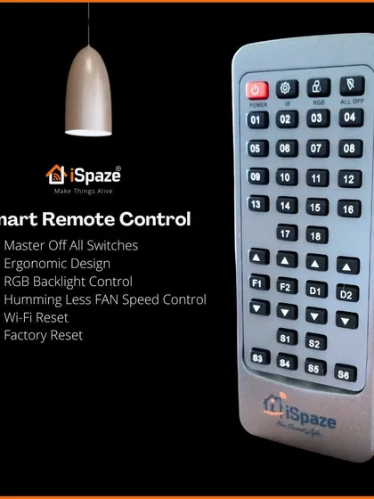 A detailed look at our smart remote control and its various functions.