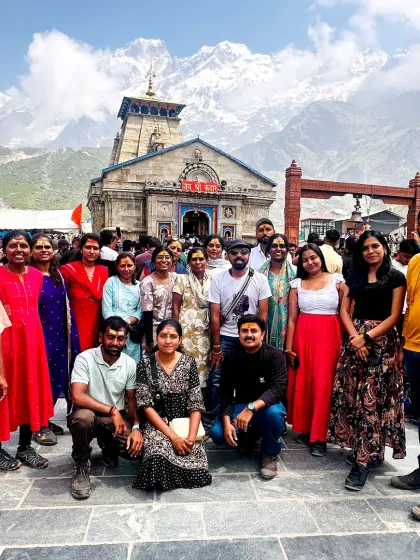 We also take on bigger adventures, like this spiritual journey to the majestic Kedarnath Temple. It's a chance to connect with something bigger, surrounded by the stunning Himalayas.