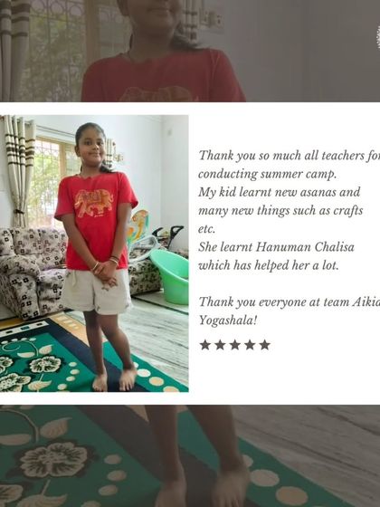 Aikia Yogashala - Yoga Classes Little Yogis: Our Bala Shivir (Kids Yoga) photo 15