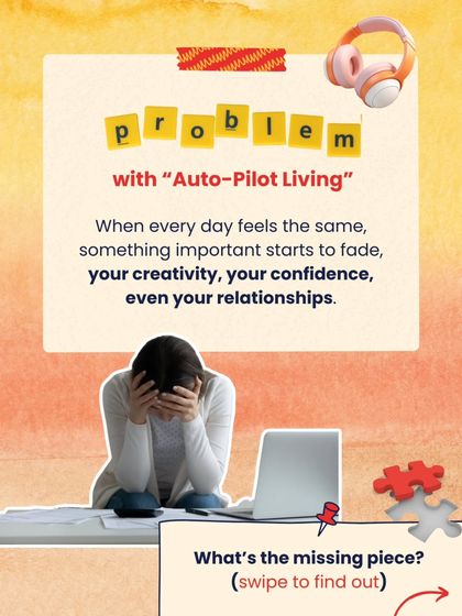 The problem with "auto-pilot living" is that your creativity, confidence, and even relationships start to fade. Music is the missing piece that can bring color back into your life.