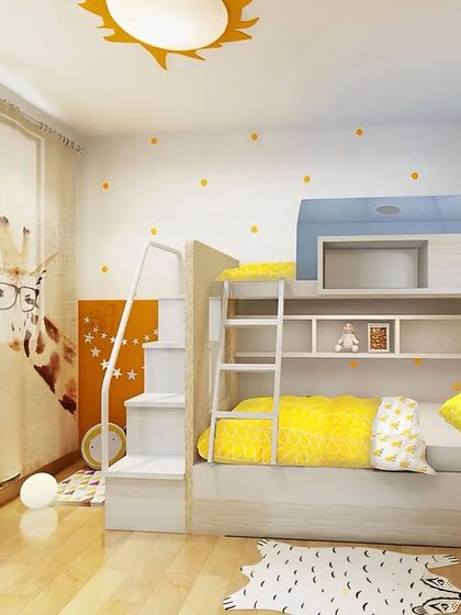 Dreaming in Colors & Textures - Modular Interiors & Room Renovation Imaginative Kids' & Teen Rooms photo 17