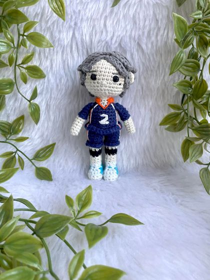 Sugawara Koushi from the anime Haikyuu!! I love how the collar detailing on his volleyball uniform turned out. It's always fun to learn about new characters through your orders.