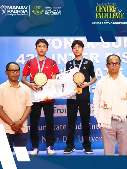 A proud moment at the Manipur State Badminton Championship, where our athletes stood on the podium. We are committed to finding and developing talent from every corner of the country.