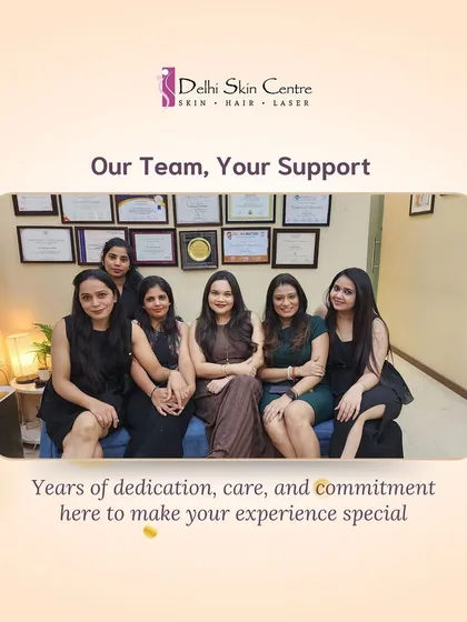 Our team is your support. With years of dedication, care, and commitment, we are here to make your experience special and ensure your skin is in safe hands.