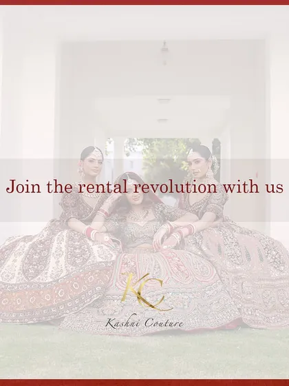 Join the rental revolution with me. This image invites you to be a part of a more sustainable and smarter way to approach wedding fashion.