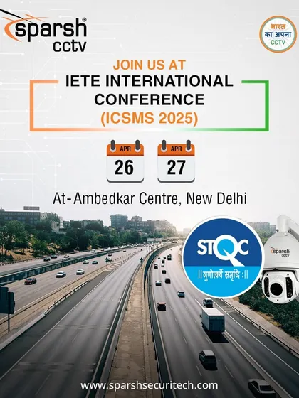 An invitation to the IETE International Conference (ICSMS 2025) in New Delhi, where I will showcase innovations in smart surveillance and AI technology.