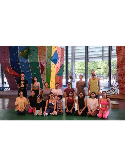 A wonderful group photo of our students and teachers after a rewarding class. This is what our community is all about!