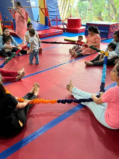 In our Parent-Child classes, you are part of the adventure. It's a wonderful opportunity to bond with your little one while guiding them through activities that build early motor skills.