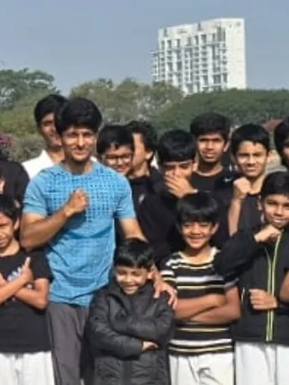 A close-up of the team during our outdoor training at Lal Bagh, showing the camaraderie and focus.