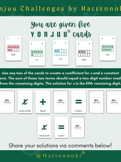 Hattennoki - Educational Games & Learning Kits Yonjuu (四十): The Math Card Game photo 22