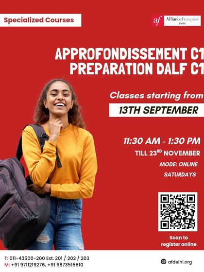 Ready to achieve an advanced level? Our specialized online course prepares you for the DALF C1 exam. This class focuses on mastering complex texts and expressing nuanced opinions with the precision required for the C1 level.