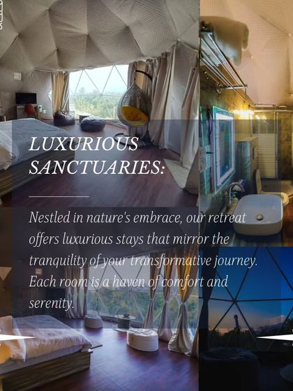 Our retreat offers luxurious sanctuaries nestled in nature's embrace. Each room is a haven of comfort and serenity, mirroring the tranquility of your journey.