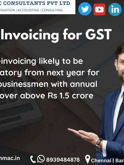 The threshold for mandatory e-invoicing is expected to be lowered to businesses with an annual turnover above Rs 1.5 crore. I am proactively preparing my clients for this change to ensure a smooth transition when the rule becomes effective.