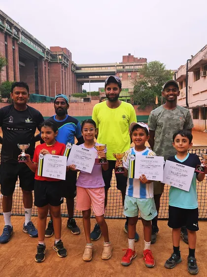 A group of our youngest winners and runners-up. The future of our academy is bright.