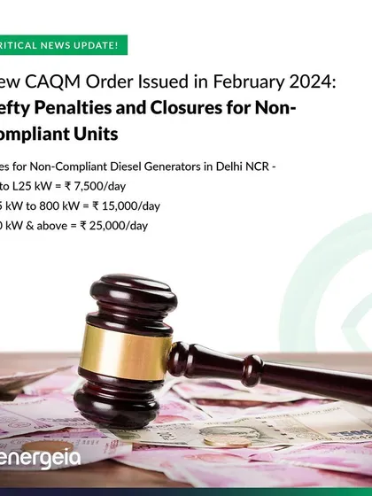 I help you stay ahead of regulations. The Commission for Air Quality Management (CAQM) has implemented significant daily penalties for non-compliant diesel generators in the Delhi NCR region. My dual fuel conversion service ensures you meet these strict standards and avoid costly fines or facility closures.
